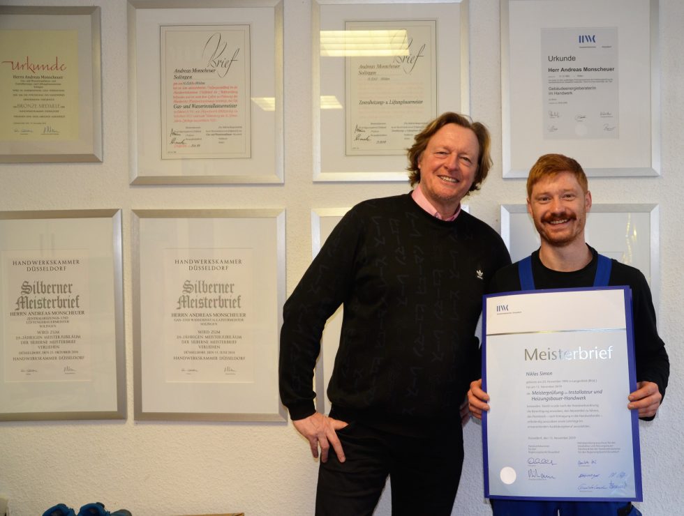 Meisterbrief 2020 MONSCHEUER GmbH